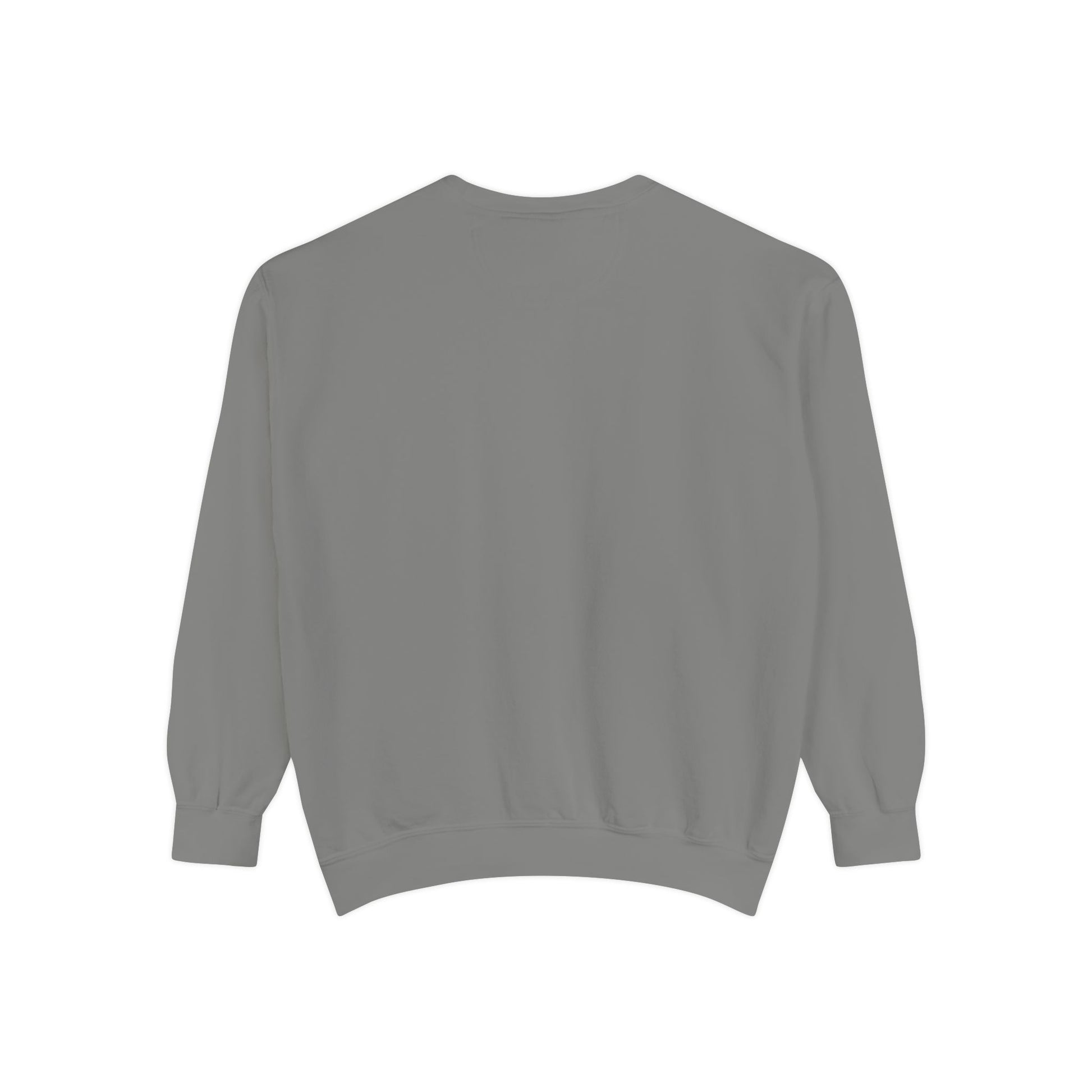 Gray sweatshirt on a white background