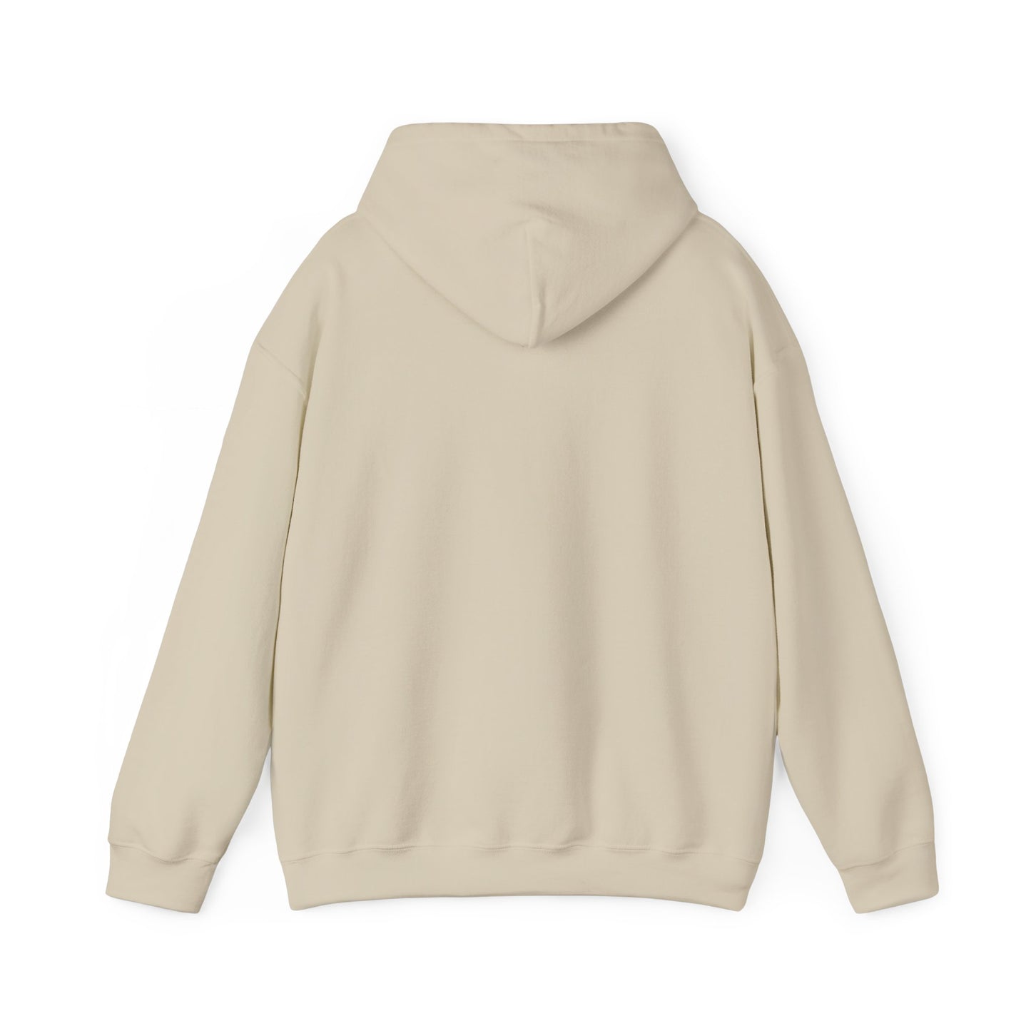 Beige hoodie on a white background
