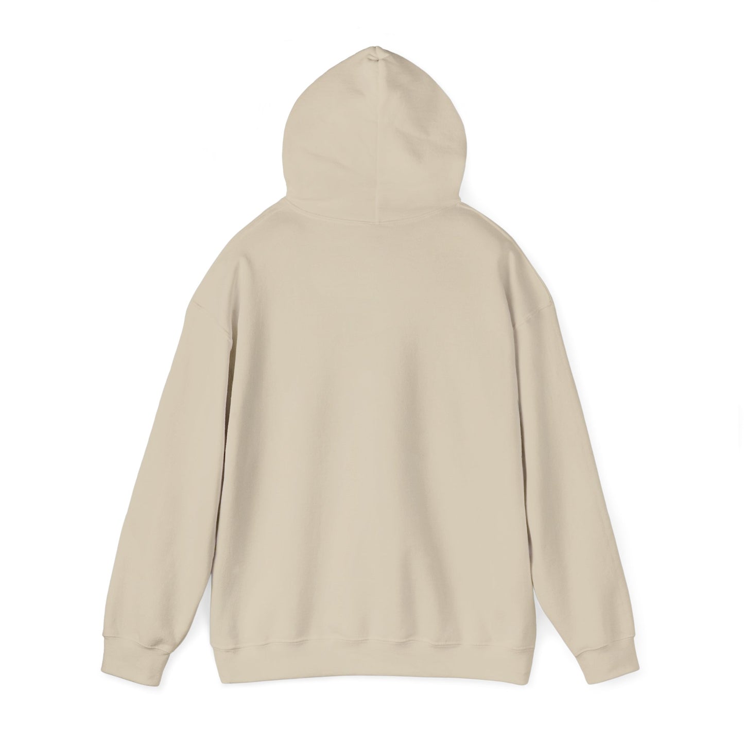 Beige hoodie on a white background